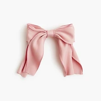 Two-tone bow barrette