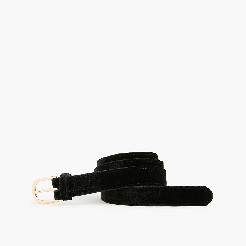 Velvet belt