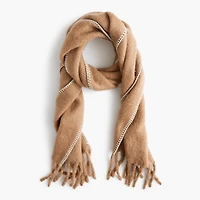 Blanket-stitch scarf