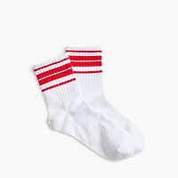 Striped crew socks