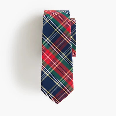 Boys' tartan tie