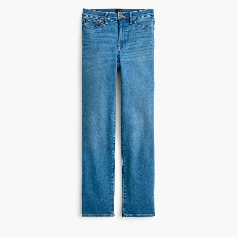 High-rise stovepipe jean signature stretch