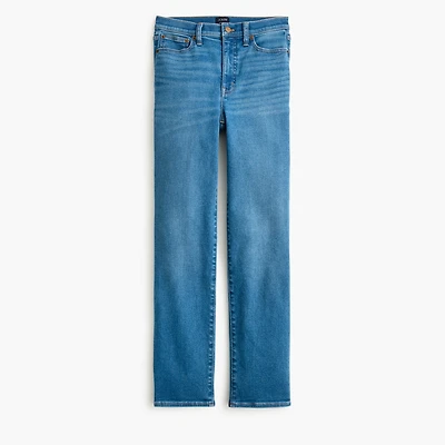 High-rise stovepipe jean signature stretch