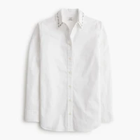 Embellished button-up shirt