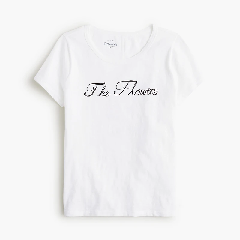 Laura Chautin X J.Crew "The flowers" Pride graphic tee