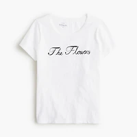 Laura Chautin X J.Crew "The flowers" Pride graphic tee