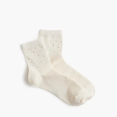 Rhinestone boot socks