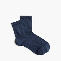 Heart lace trouser socks