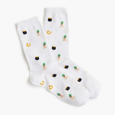Lucky dog trouser socks