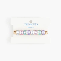 Girls' rainbow gem bracelet