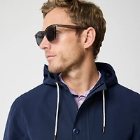 Cotton-blend hooded jacket
