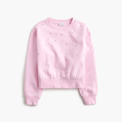 Girls' embellished sweatshirt