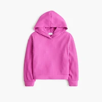 Girls' ribbed hoodie