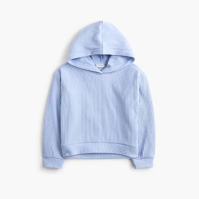 Girls' ribbed hoodie