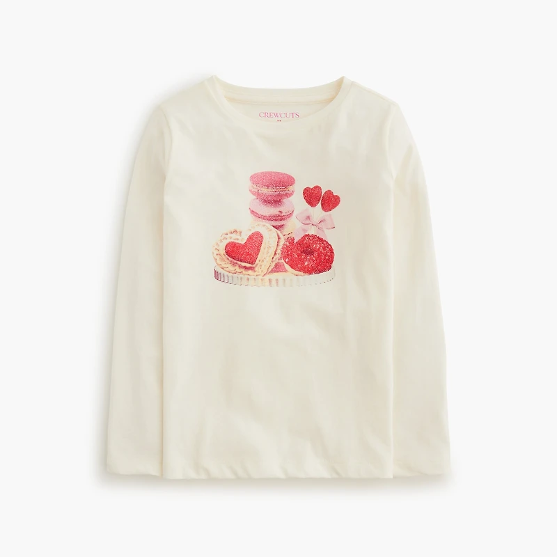 Girls' glitter treats graphic tee