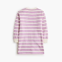 Girls' striped sweatshirt-dress