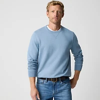 Garment-dyed crewneck sweatshirt