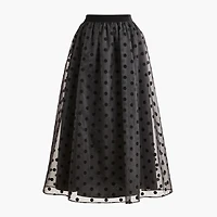 Dot midi skirt