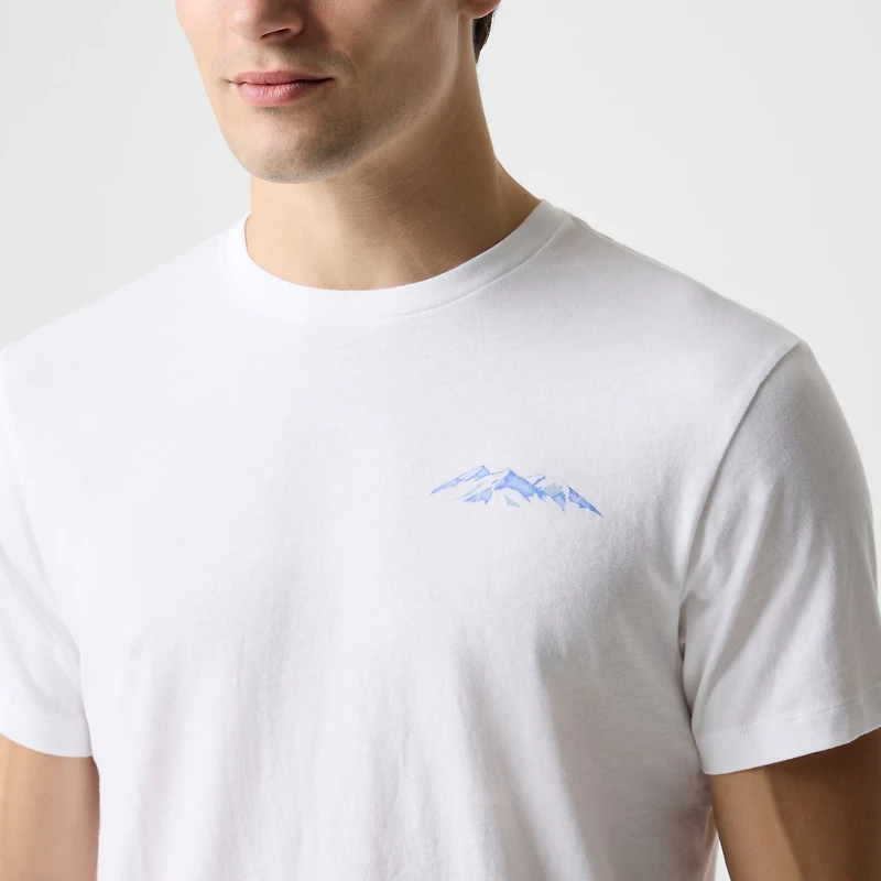 Ski mountain graphic tee