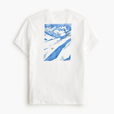 Ski mountain graphic tee