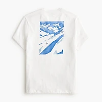 Ski mountain graphic tee