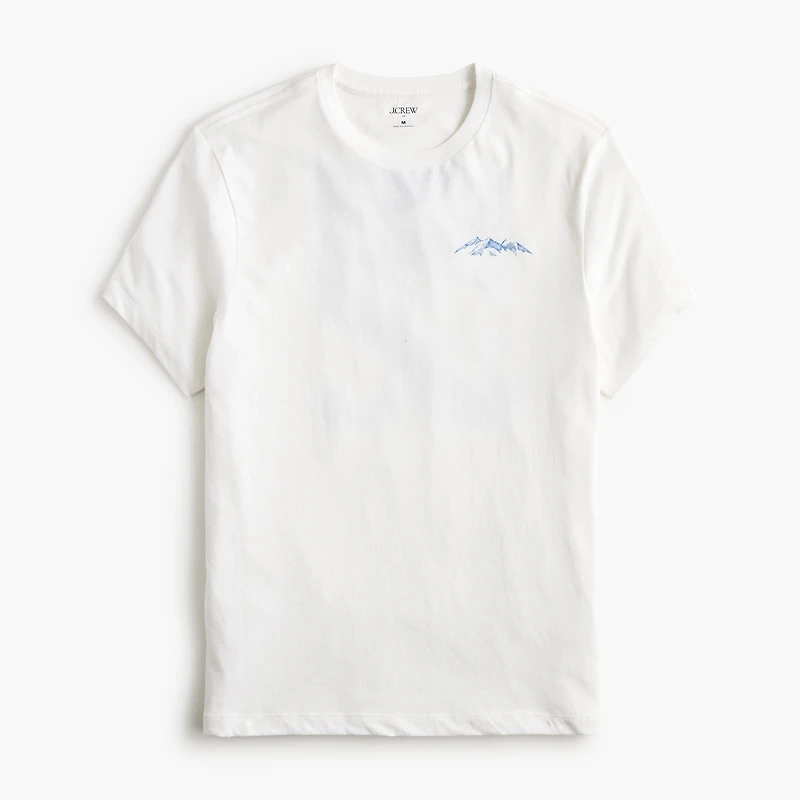 Ski mountain graphic tee