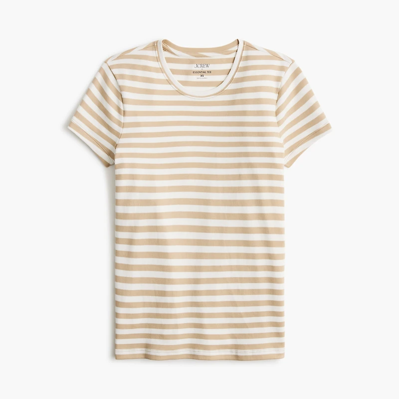 Striped Essential short-sleeve crewneck tee