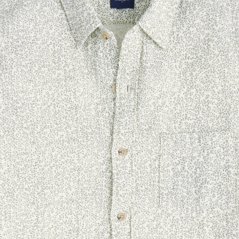 Short-sleeve gauze shirt