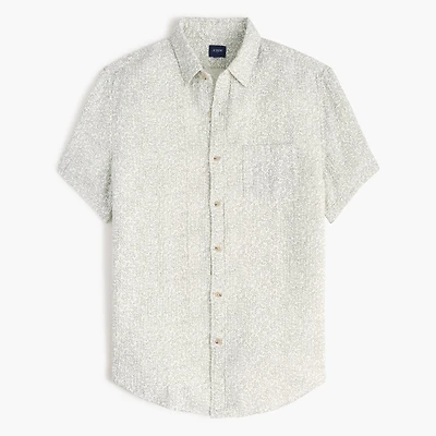 Short-sleeve gauze shirt