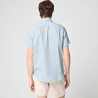 Short-sleeve gauze shirt