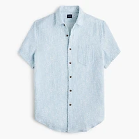 Short-sleeve gauze shirt
