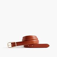 Square-buckle trouser belt