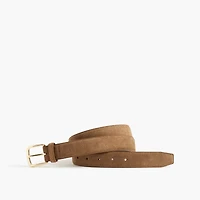 Suede belt