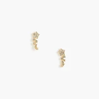Crystal star stud earrings