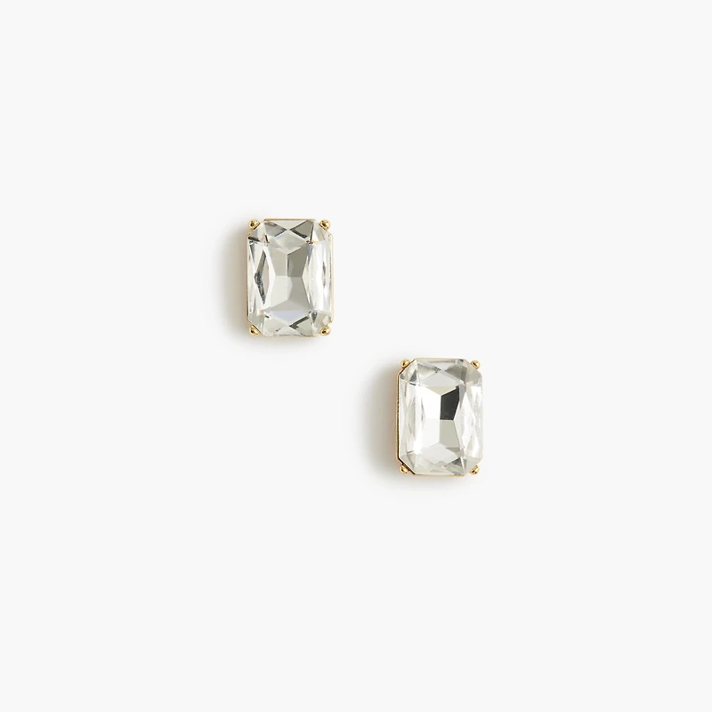Crystal stud earrings