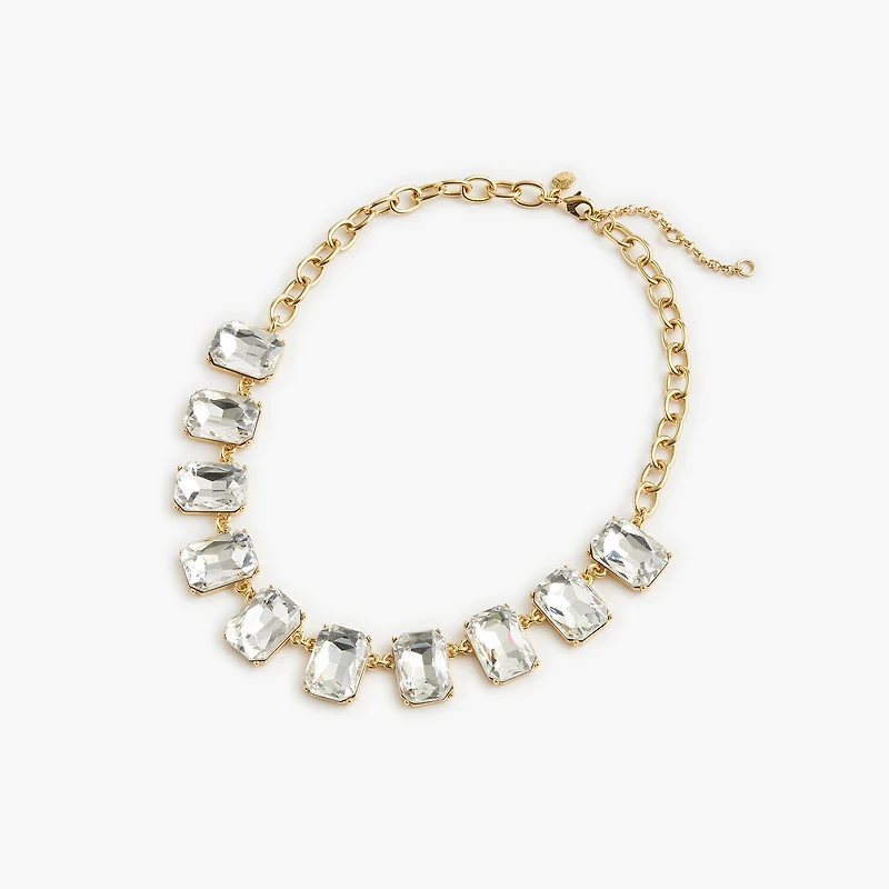 Crystal statement necklace