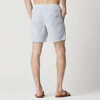 7" seersucker flex swim trunk