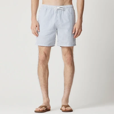 7" mesh-lined swim trunk