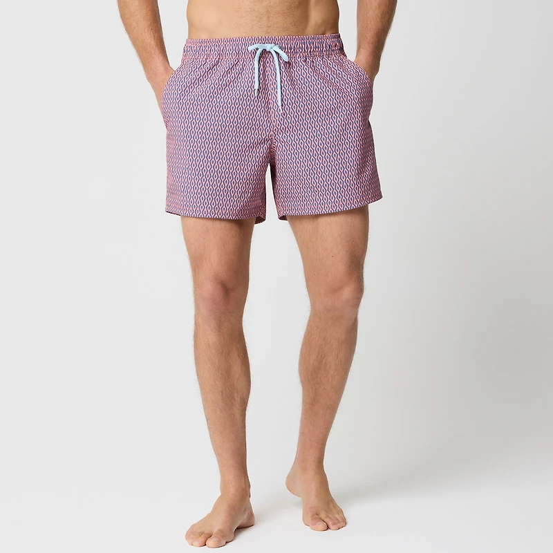 5" mesh-lined swim trunk