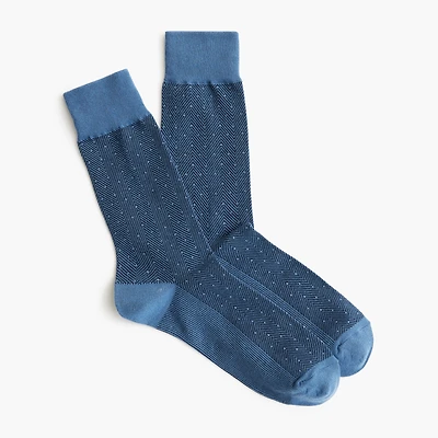 Herringbone dot socks