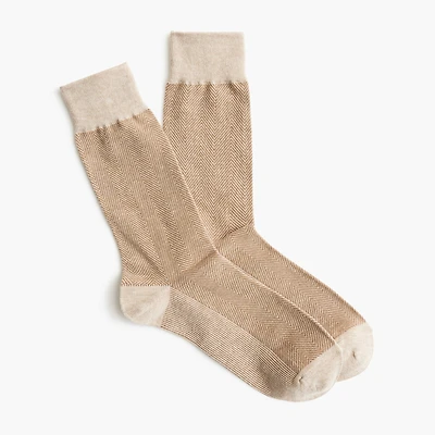 Herringbone dot socks