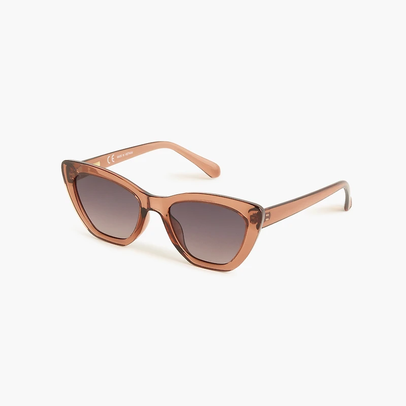 Rectangular cat-eye sunglasses