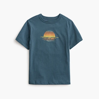 Boys' sunset graphic tee
