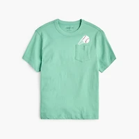 Boys' baseball-pocket graphic tee