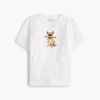 Boys' French bulldog graphic tee