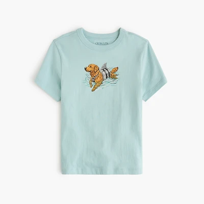 Boys' dog floaties graphic tee