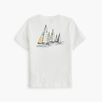 Boys' sailboat graphic tee