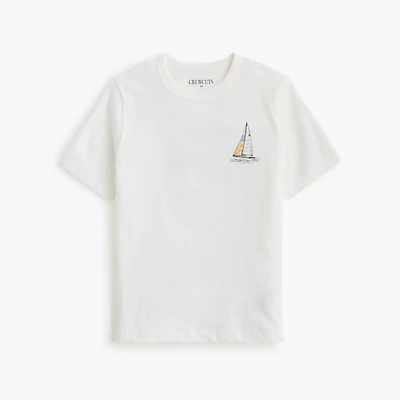 Boys' sailboat graphic tee