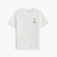 Boys' sailboat graphic tee