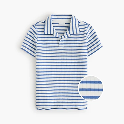 Boys' knit polo shirt